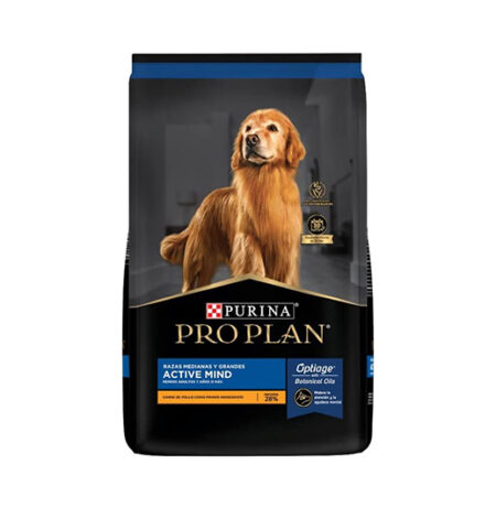 Pro Plan Comida para Perros Adultos Active Mind, Razas Medianas y Grandes, 13 kg
