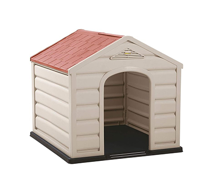 Casa para Perros para Razas pequeñas, Gris Pardo