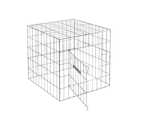 Jaula para Gallos Mascota Pajaro Animal Acero 75x75 1 Pz